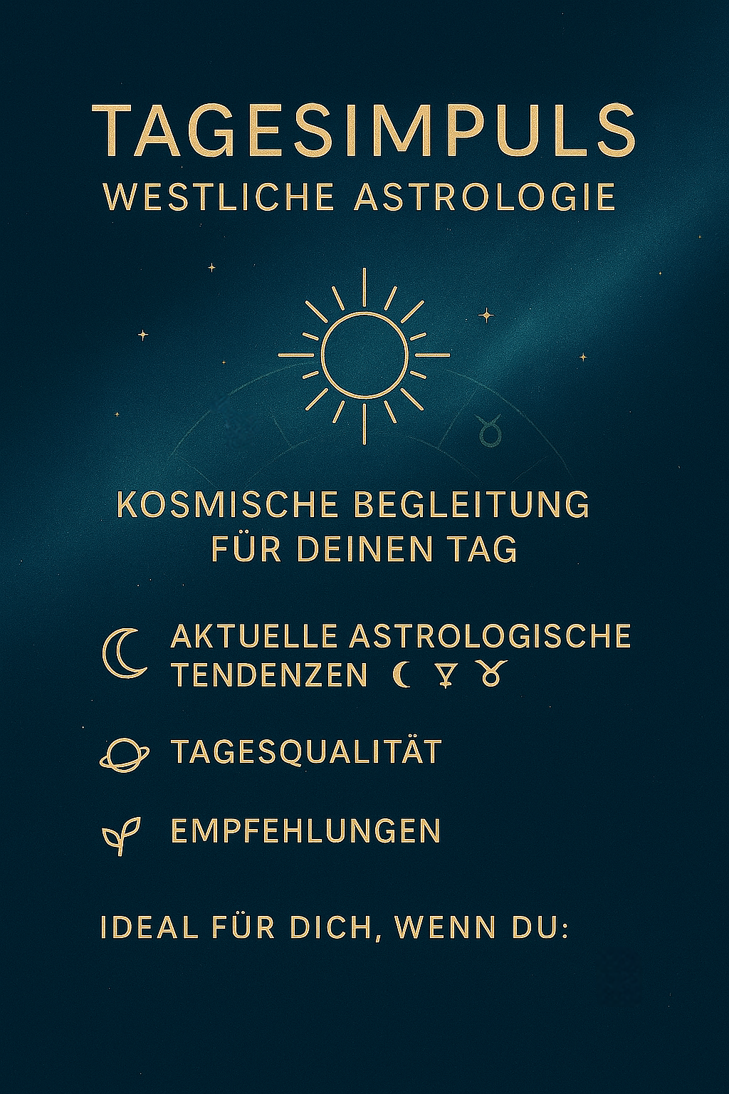 Tagesimpuls – Westliche Astrologie